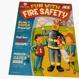 Fun With Fire Safety Activity Book For Kids Puzzles Games Tips First Alert